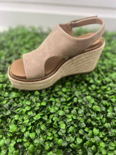 Corkys Freddie Taupe Wedge