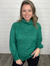 "Finding You" Green Turtle Neck Sweater