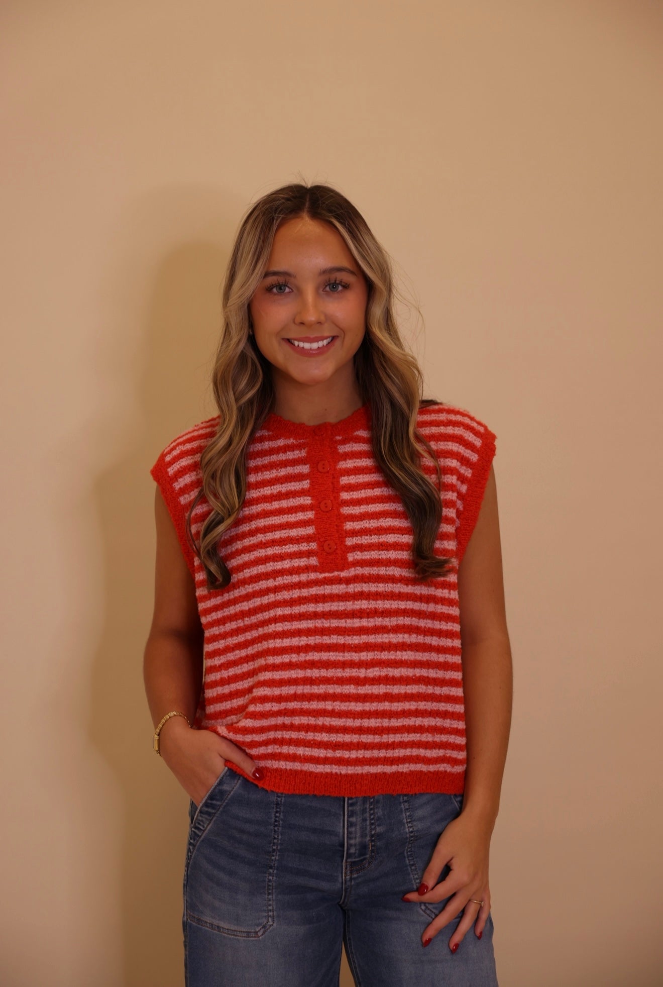 "Callie" Sleeveless Sweater