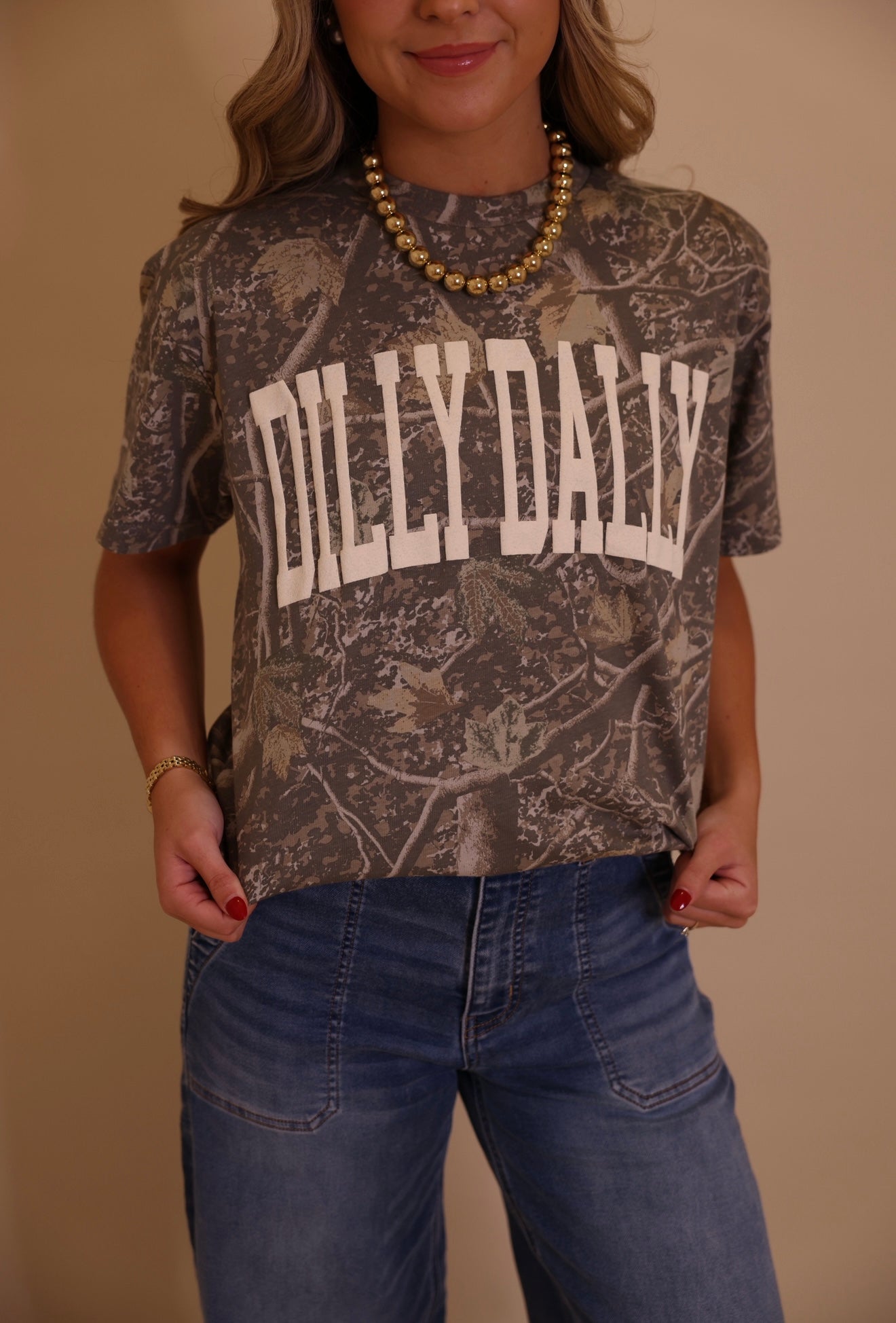 Dilly Dally Camo Tee