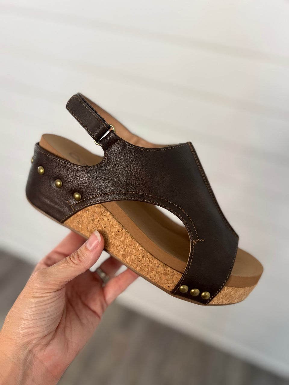 Corkys Volta II Brown Wedges