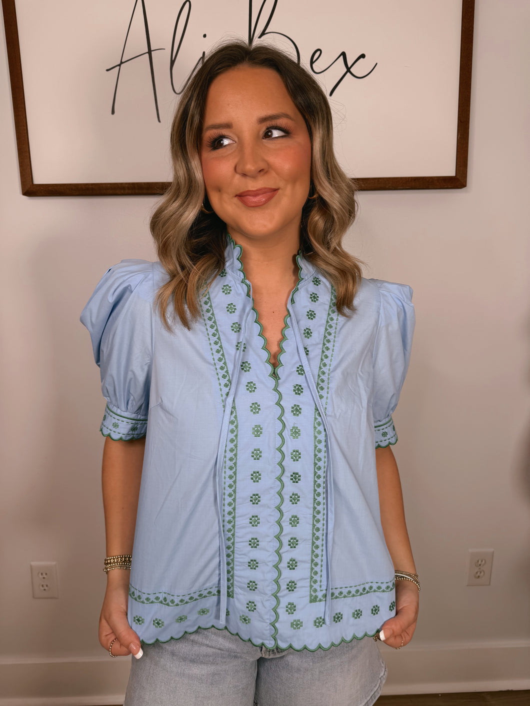 "Magnolia Grace" Top