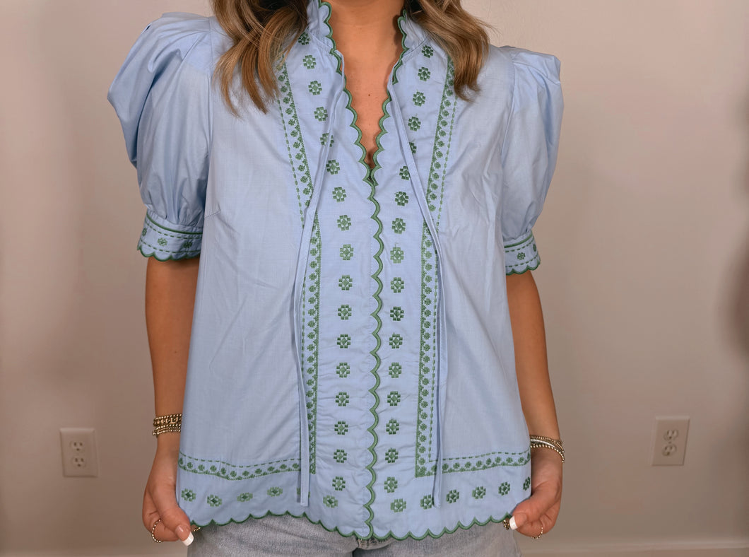 "Magnolia Grace" Top