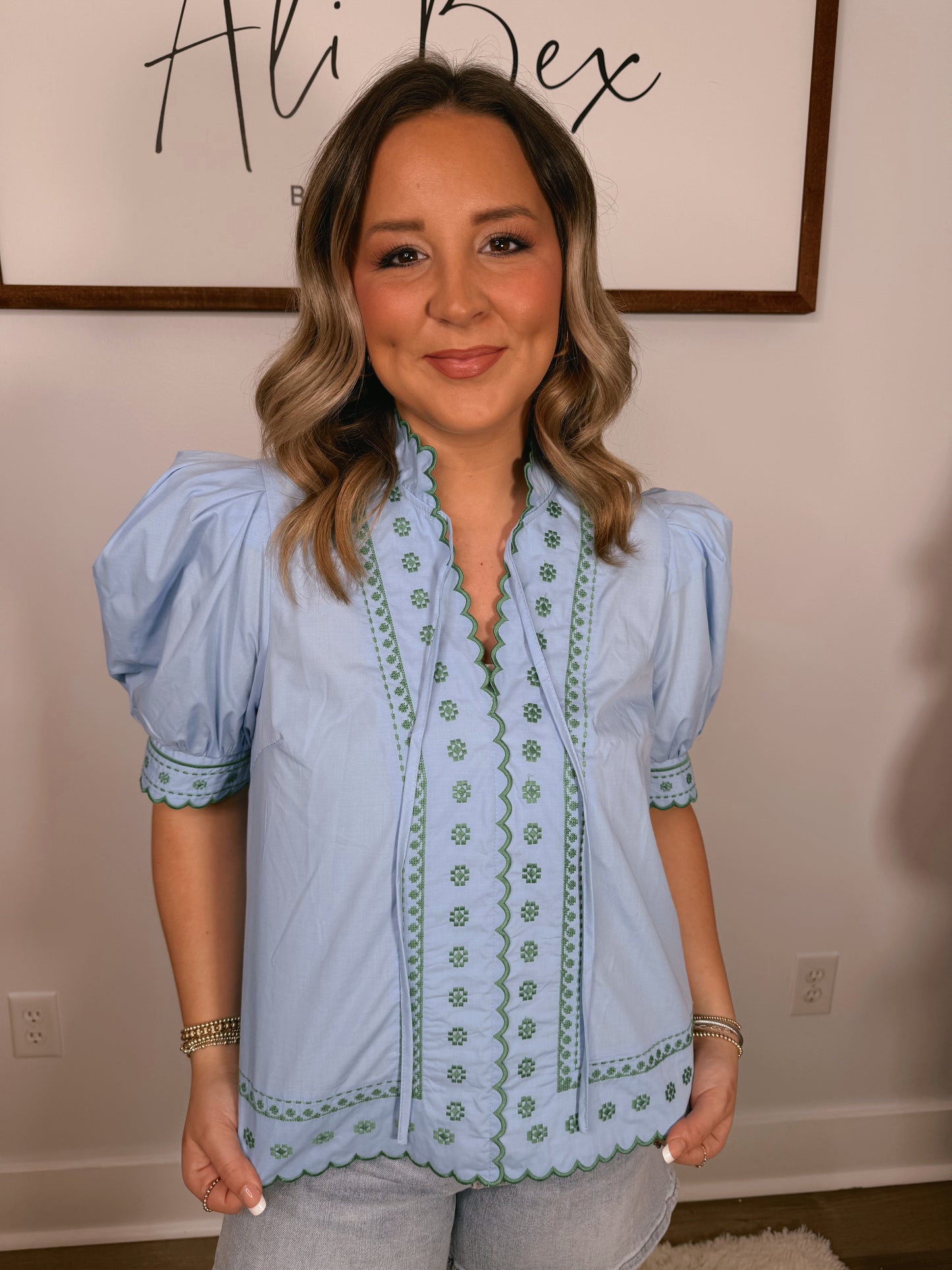 "Magnolia Grace" Top