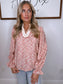"Heartbeat" Mauve Botanical Top