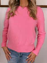 “Spring Whisper” Button Detailed Sleeve Sweater