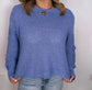 “Fresh Finds” Periwinkle Long Sleeve Sweater