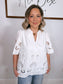 "Lily & Lace" Embroidered Lace Top