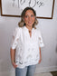 "Lily & Lace" Embroidered Lace Top