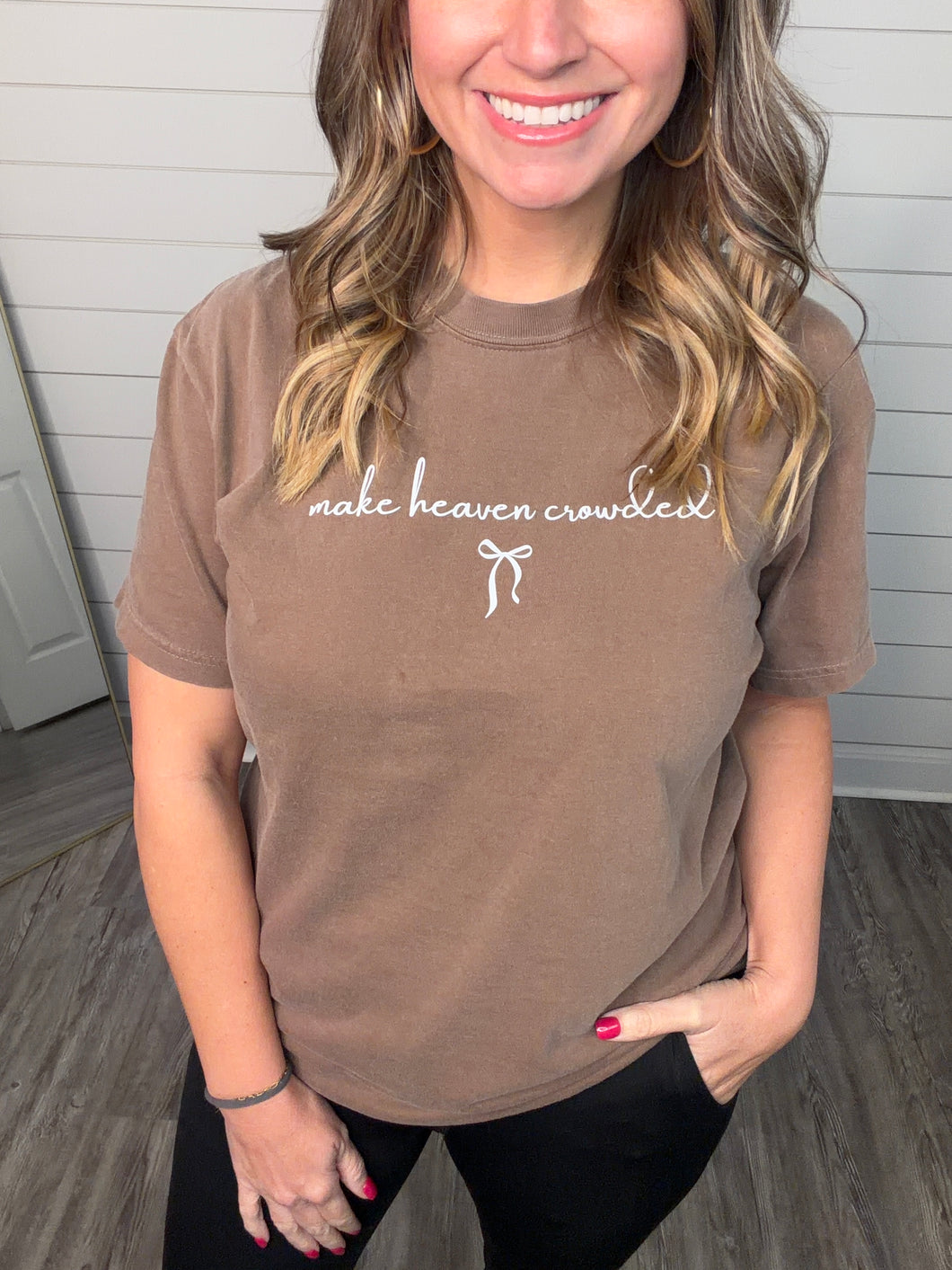 "Make Heaven Crowded" Graphic Tee