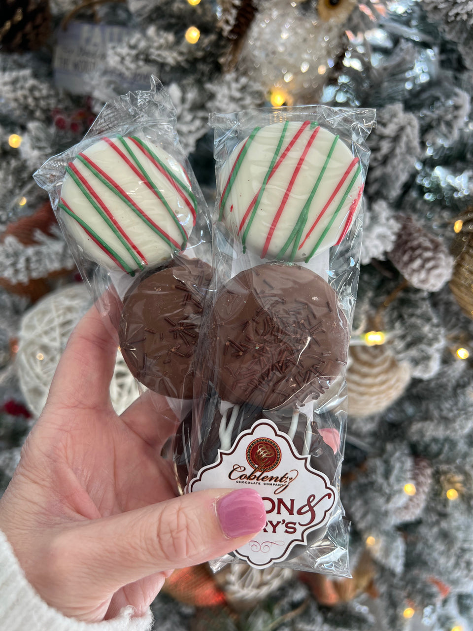 Christmas Chocolate Covered Oreo Trio Sleeve