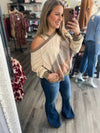 "Made for Fall" Cutout Shoulder Tunic