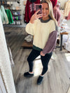 "Rest of my Life" Color Block Sweater