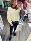 "Rest of my Life" Color Block Sweater