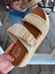 Corkys Walk of Shame Natural Raffia Platform