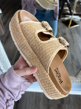 No Filter Raffia Corkys Platform Sandal