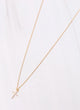 Caroline Hill Belief CZ Cross Necklace