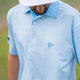 Blue Sky Stripe - Performance Polo
