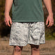 Whiteout Camo - Lined Swim Trunks