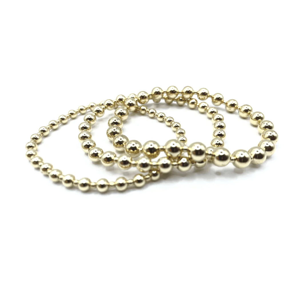 4mm+2mm+4mm Gold Filled Bracelet