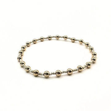 4mm Newport Gold Filled Waterproof Bracelet- Champagne