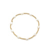 Petite Patterned Rice Pearl Bracelet with 14k Gold-Filled Beads