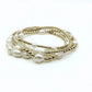 Petite Patterned Rice Pearl Bracelet with 14k Gold-Filled Beads