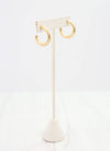 Isaacs Hoop Earring MATTE GOLD