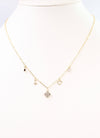 Croft Charm Necklace Gold
