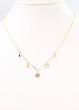 Croft Charm Necklace Gold