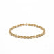 4mm+2mm+4mm Gold Filled Waterproof Dimension Bracelet 6.5