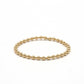4mm+2mm+4mm Gold Filled Waterproof Dimension Bracelet 6.5"