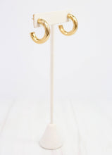 Cornelius Twisted Hoop Earring Shiny Gold