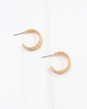 Browne Triple Hoop Earring Gold