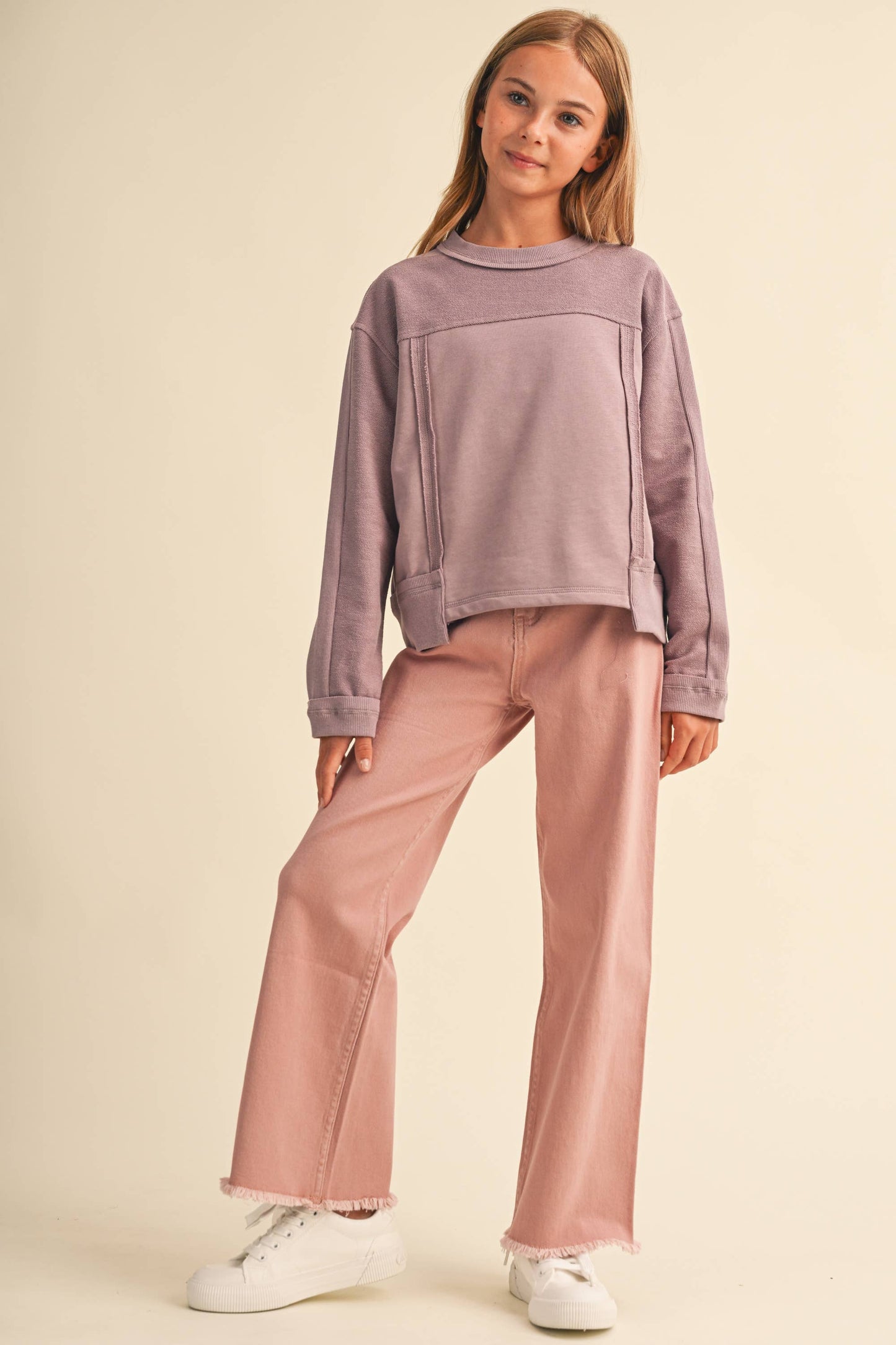 TWEEN KIDS GIRLS CREW NECK SWEATSHIRT (7-14)