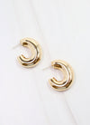 Darbie Hoop Earring Shiny Gold