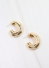 Darbie Hoop Earring Shiny Gold