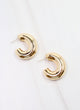 Darbie Hoop Earring Shiny Gold