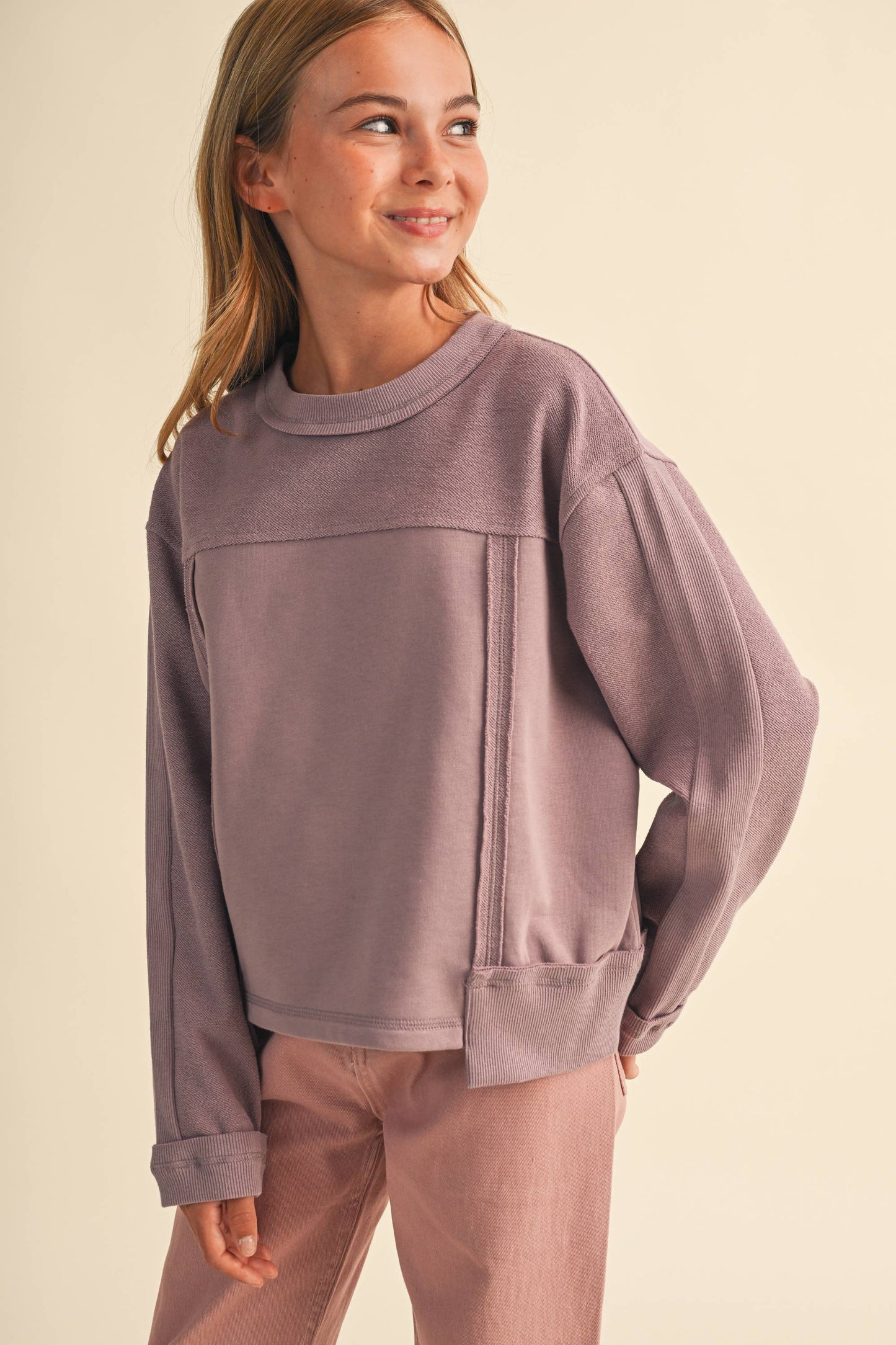TWEEN KIDS GIRLS CREW NECK SWEATSHIRT (7-14)