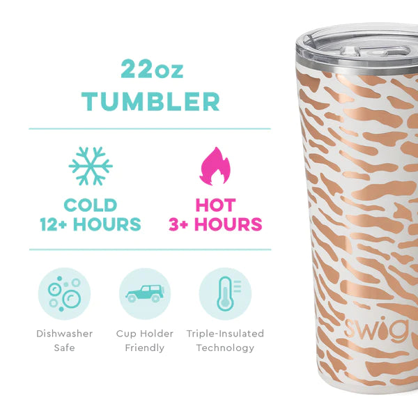 Swig Glamazon Rose Tumbler 22oz