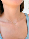 "Pearl" Initial Necklace