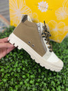 "Parrott" Taupe Sneaker Boot