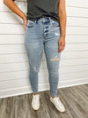 "Libby" High Waisted Destroyed Skinny Denim