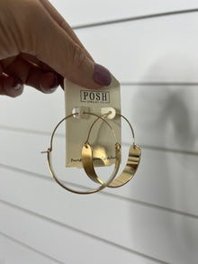 Posh Laura Gold Hoop