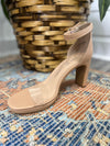 "Kate" Chinese Laundry Clear Strap Heel