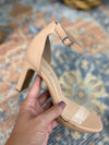 "Kate" Chinese Laundry Clear Strap Heel