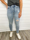 "Libby" High Waisted Destroyed Skinny Denim