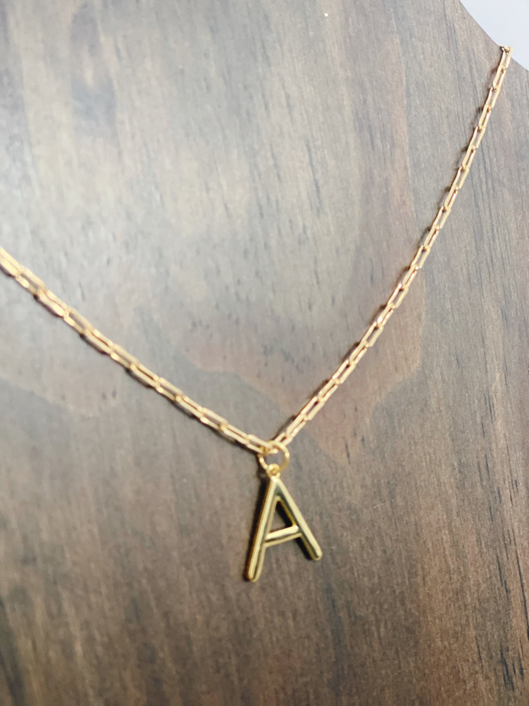 Gold Filled Initial Necklaces