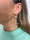 PP Faith Cross Earrings