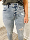 "Libby" High Waisted Destroyed Skinny Denim